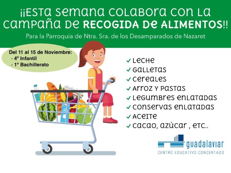 Recogida de alimentos para Nazaret