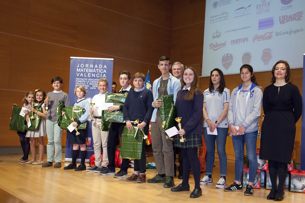 Entrega de Premios Jornada Matemática Valencia 2019