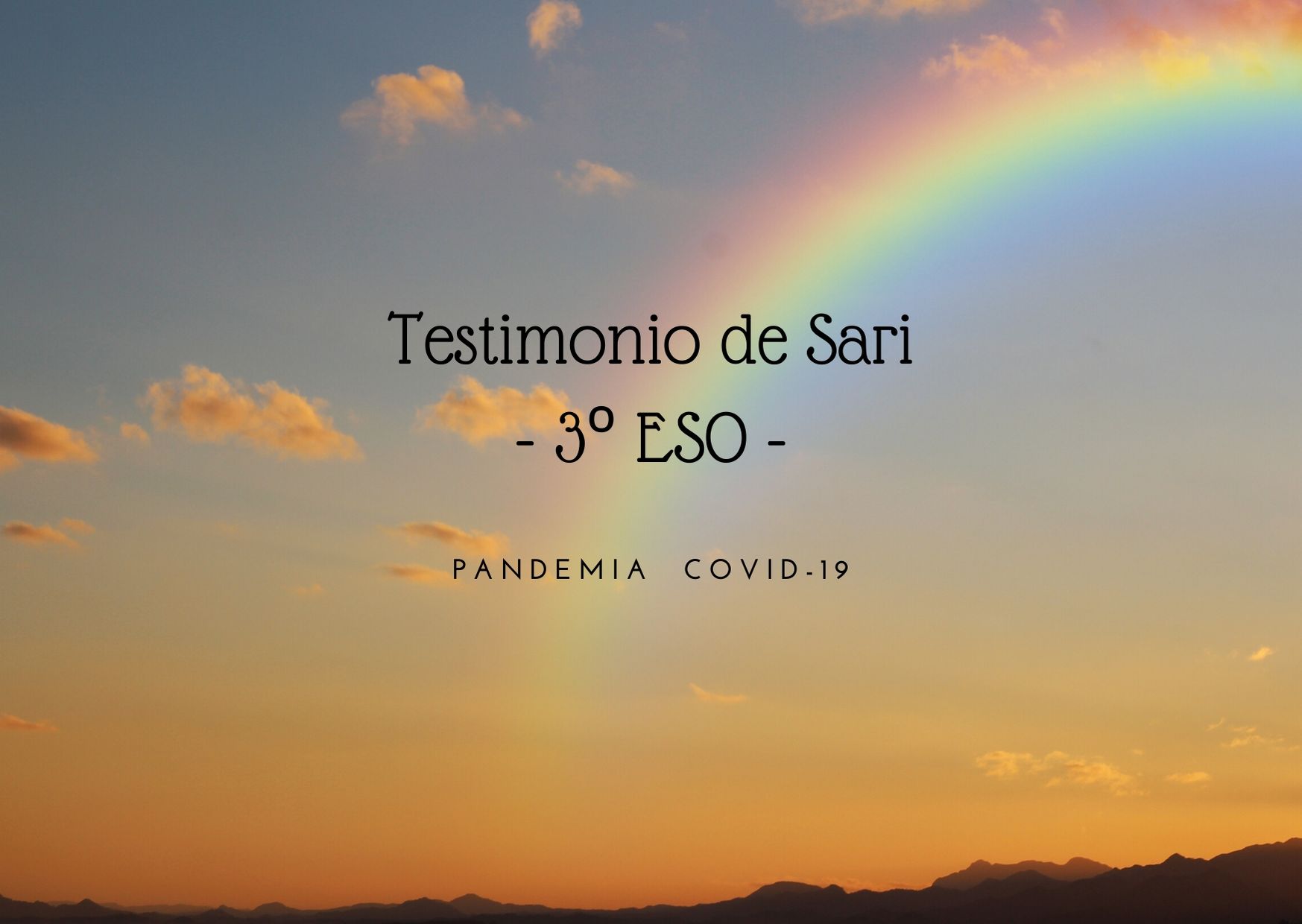 Testimonio de una alumna de 3º de ESO durante la pandemia del Covid-19